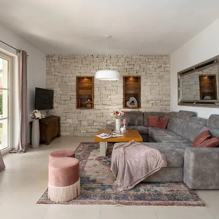 Villa Bincila For 12 People Near Porec With Sea View & Beautiful Garden Labinci