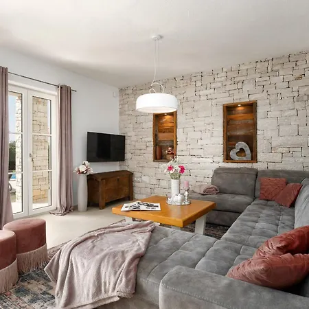 Bincila For 12 People Near Porec With Sea View & Beautiful Garden Villa Labinci
