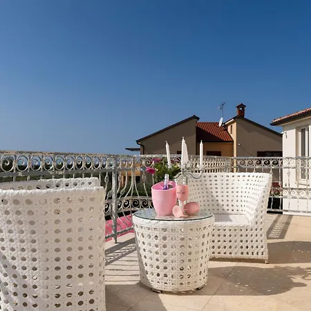 Bincila For 12 People Near Porec With Sea View & Beautiful Garden Villa