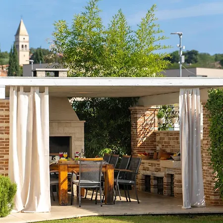 Villa Bincila For 12 People Near Porec With Sea View & Beautiful Garden