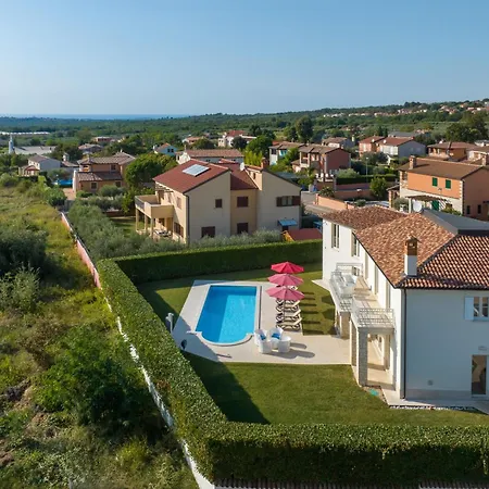 Bincila For 12 People Near Porec With Sea View & Beautiful Garden Villa Labinci